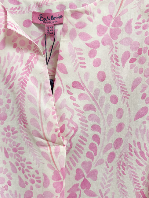 Bomullsblus Vinuesa rosa från Bariloche 2