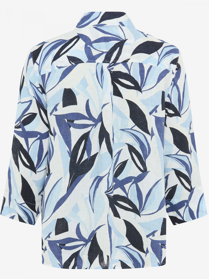 Linneblus Vicki Blå mönster från Brax