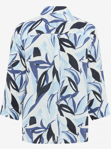 Linneblus Vicki Blå mönster från Brax