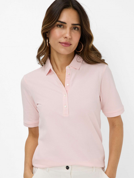 Piké Cleo ljusrosa från Brax