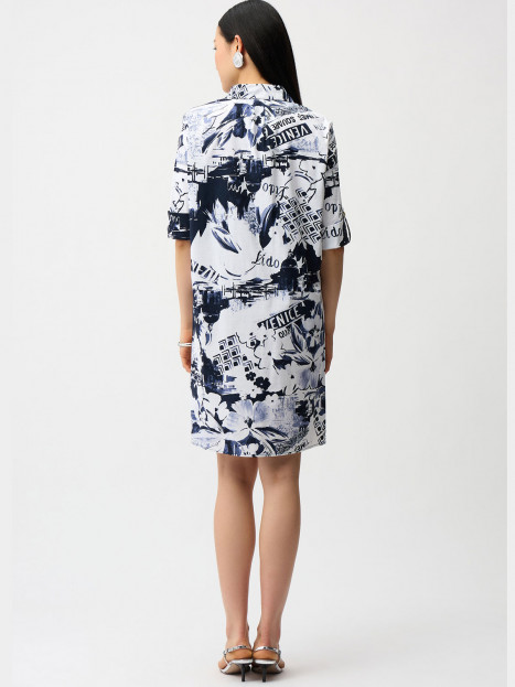 Klänning vit marin från Joseph Ribkoff