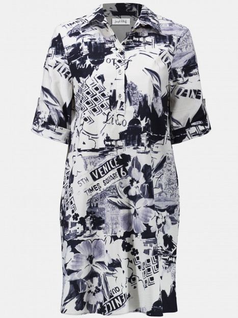 Klänning vit marin från Joseph Ribkoff