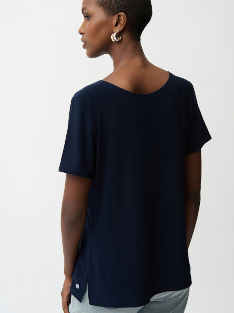 Trikåtopp marin från Joseph Ribkoff