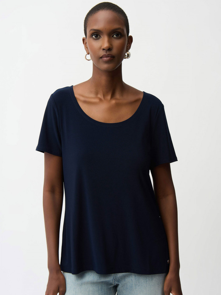 Trikåtopp marin från Joseph Ribkoff