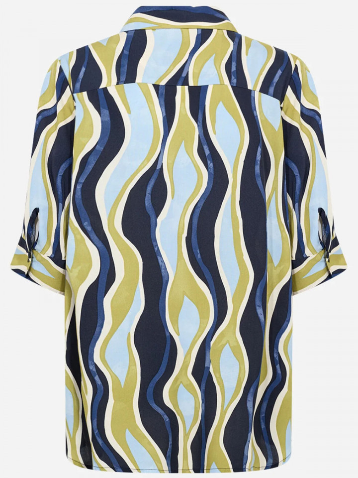 Viskosblus Cammi blå från SoyaConcept