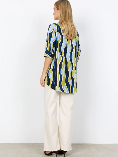 Viskosblus Cammi blå från SoyaConcept