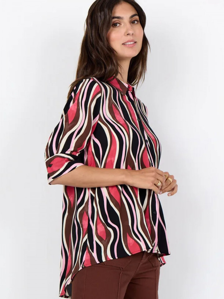 Viskosblus Cammi rosa från SoyaConcept