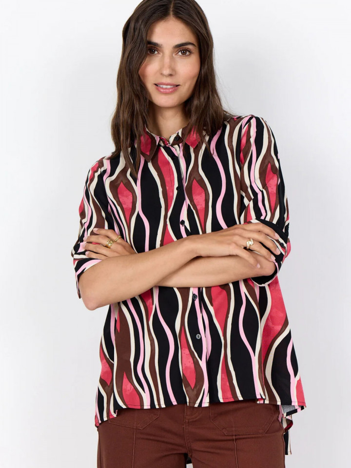 Viskosblus Cammi rosa från SoyaConcept