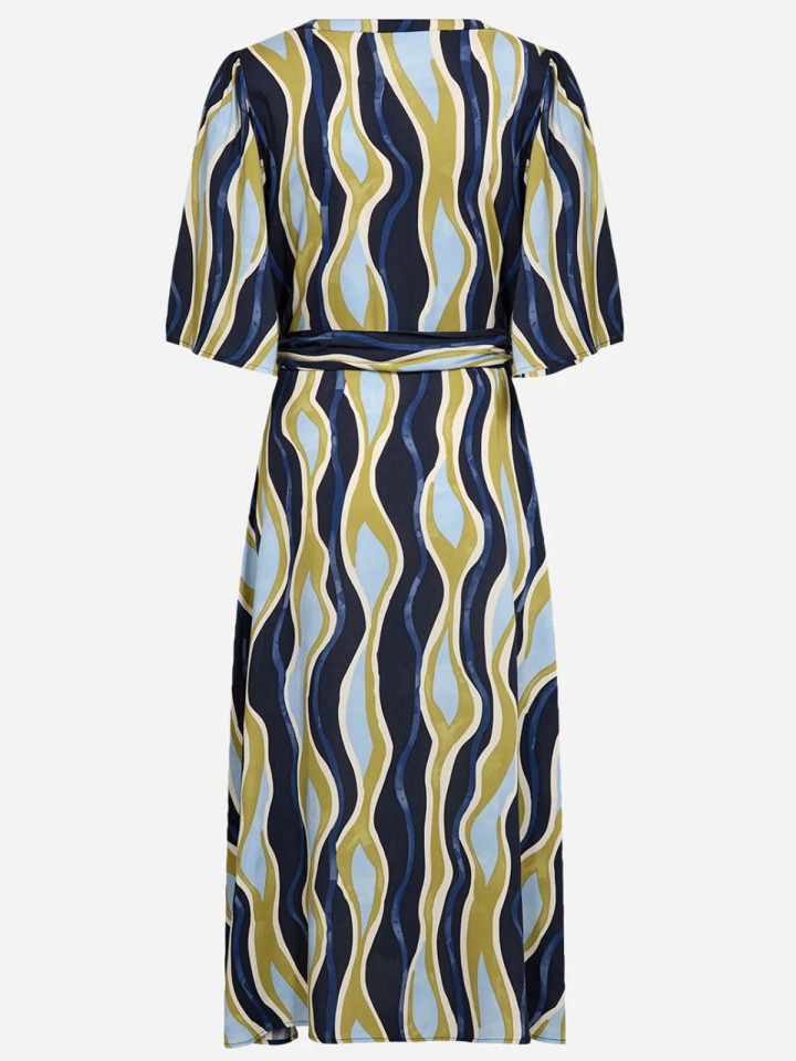 Viskosklänning Cammi blå från...