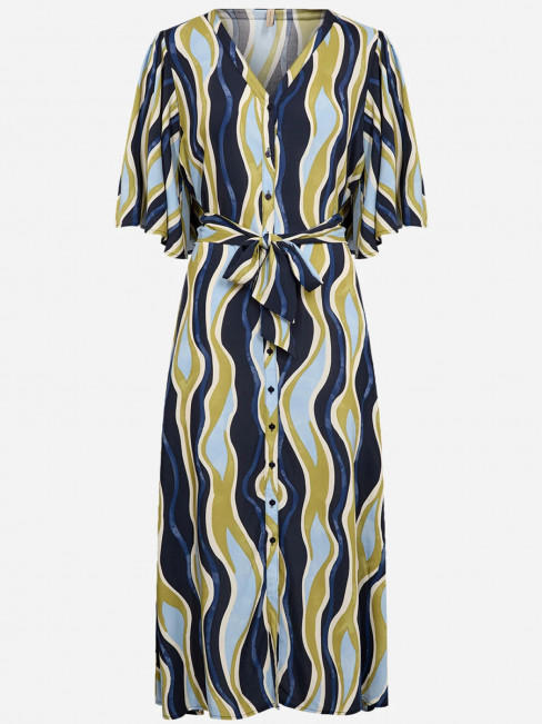 Viskosklänning Cammi blå från SoyaConcept 2