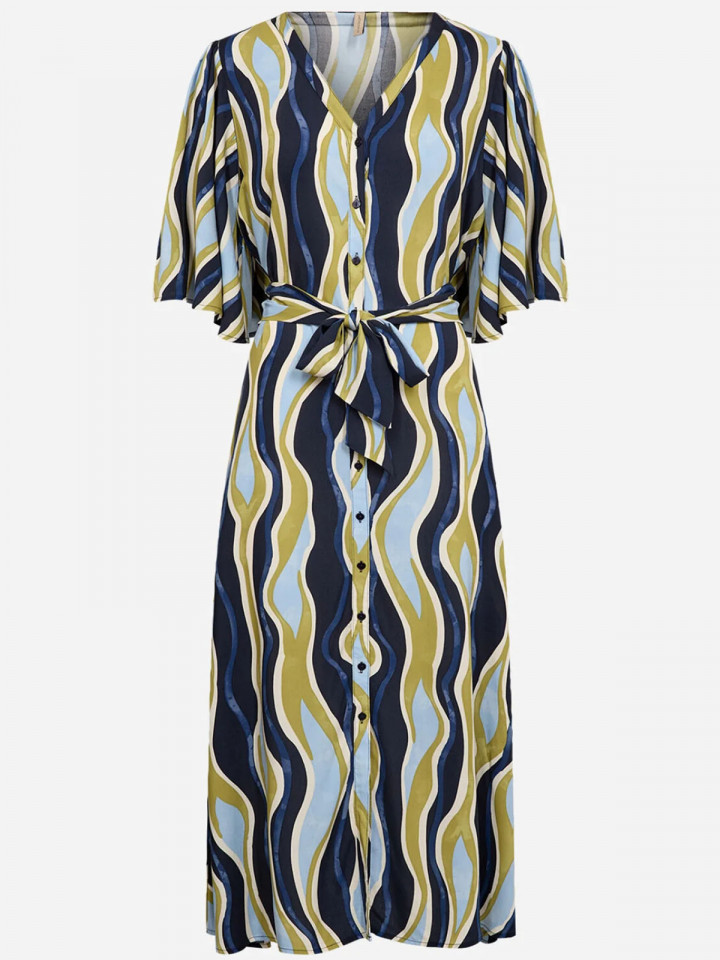 Viskosklänning Cammi blå från...