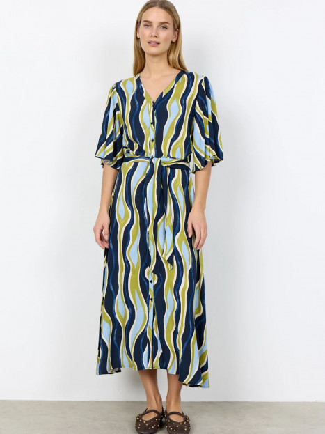 Viskosklänning Cammi blå från SoyaConcept