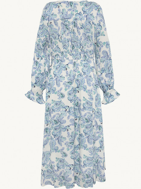 Creppad viskosklänning Dalinda ljusblå från Claire