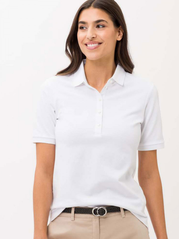 Piké Cleo vit från Brax