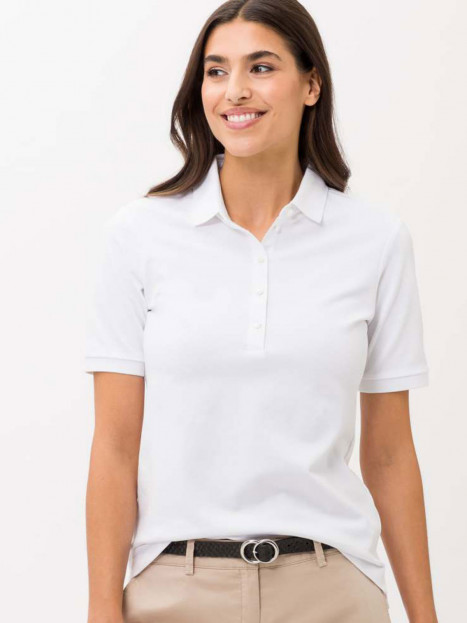 Piké Cleo vit från Brax