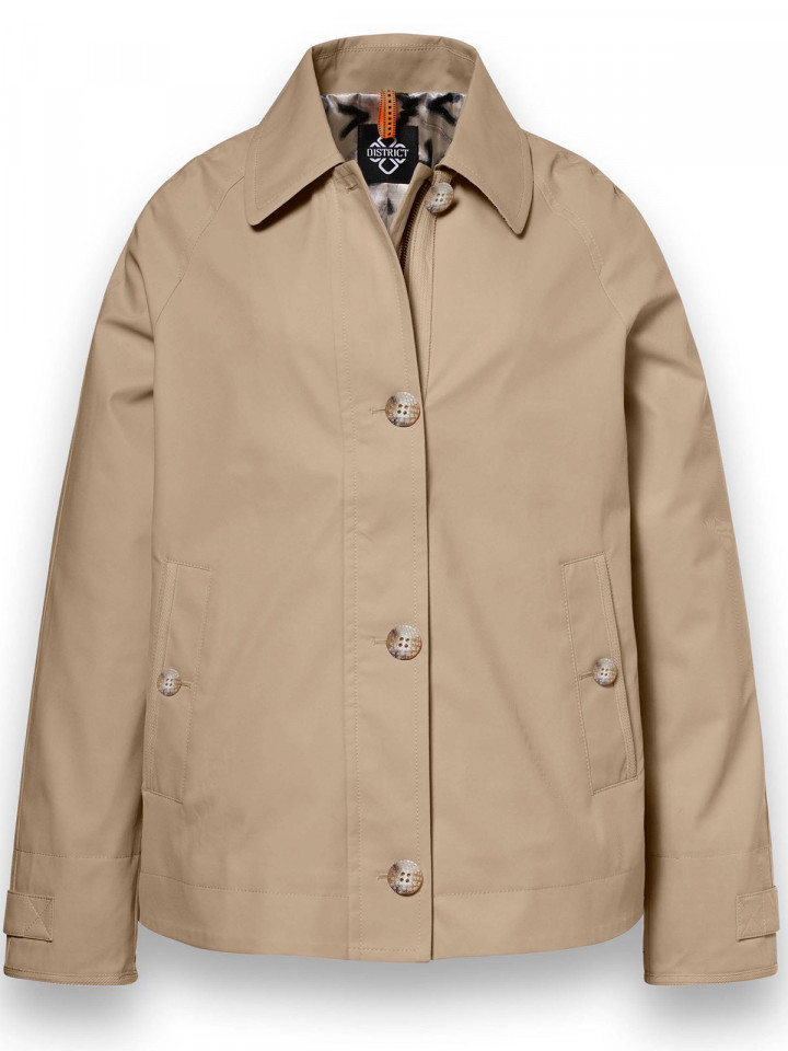 Trenchjacka peony Sand från District