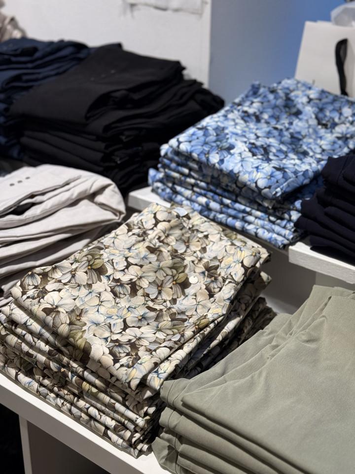 Mirakelbyxa Fimi Blom grön 7/8-del...