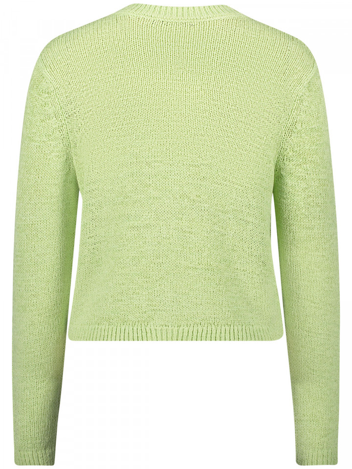 Kofta med silverknappar limegrön från...