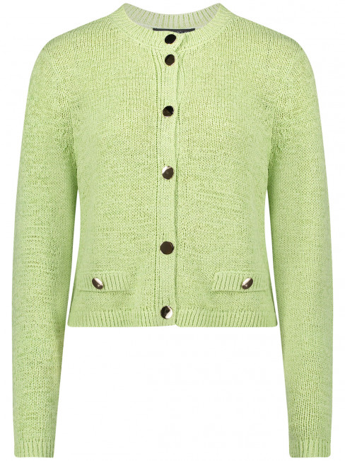 Kofta med silverknappar limegrön från Betty Barclay