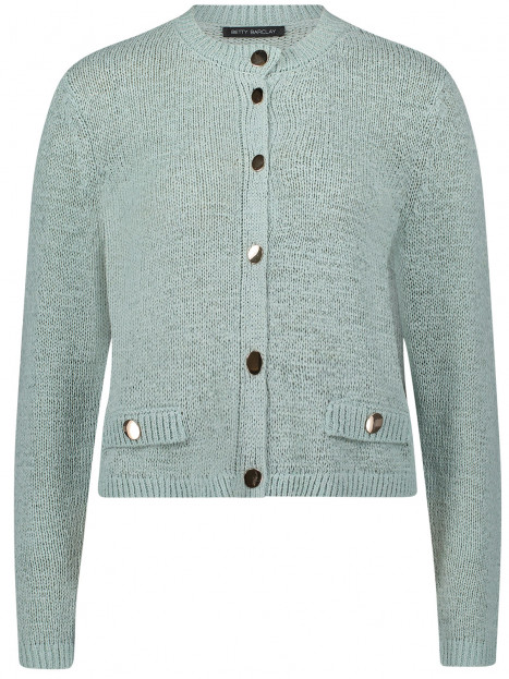 Kofta med silverknappar aqua från Betty Barclay