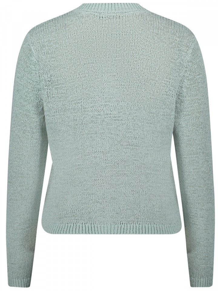 Kofta med silverknappar aqua från...