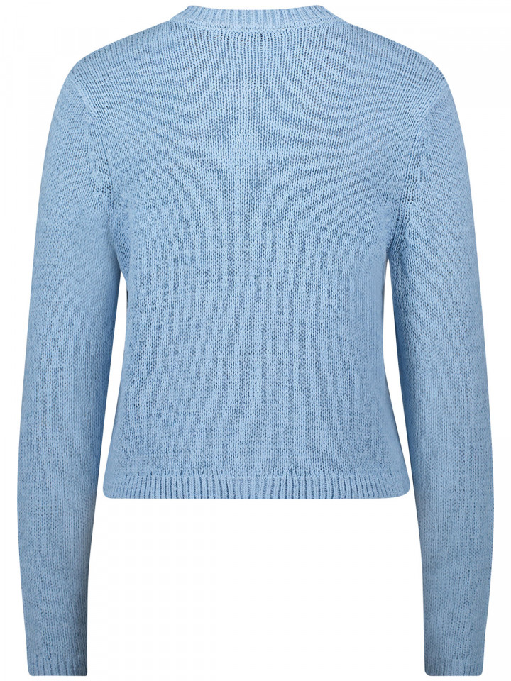 Kofta med silverknappar ljusblå från...