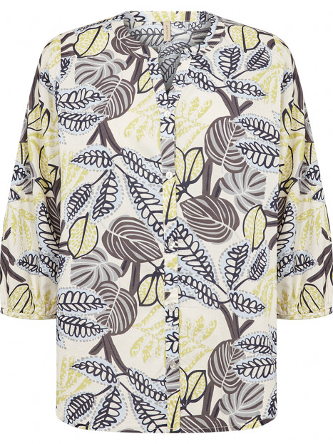 Blus blå/lime paisley från SoyaConcept