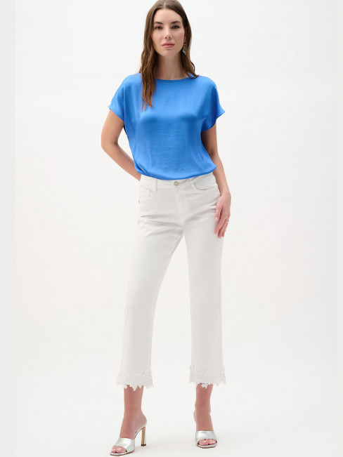 Satintopp himmelsblå från Joseph Ribkoff 2