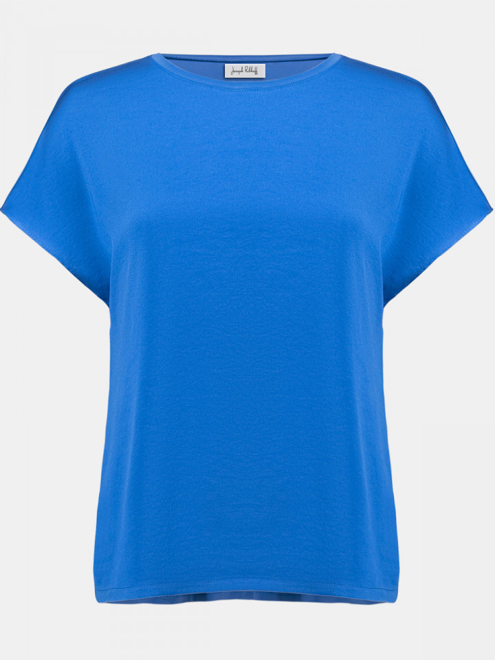 Satintopp himmelsblå från Joseph Ribkoff