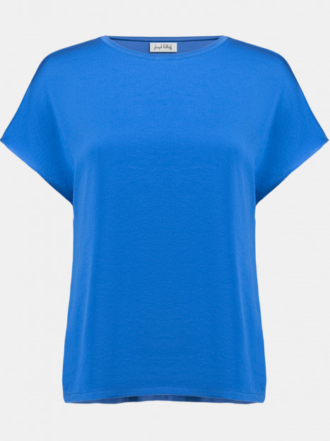 Satintopp himmelsblå från Joseph Ribkoff