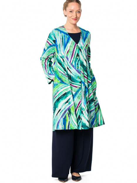 Tunika, klänning, kappa Petrina Palmeras aqua från Aino