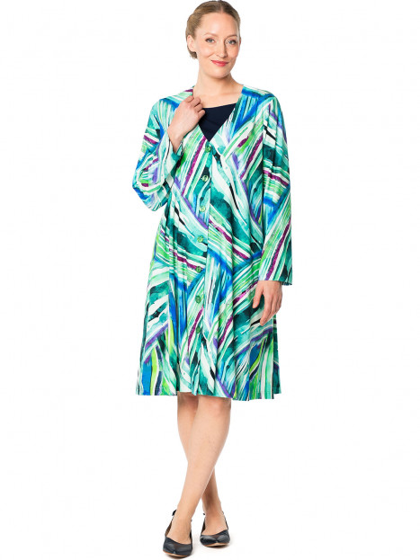 Tunika, klänning, kappa Petrina Palmeras aqua från Aino