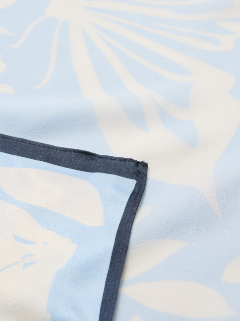 Sidenscarf Carren blå från SoyaConcept 2