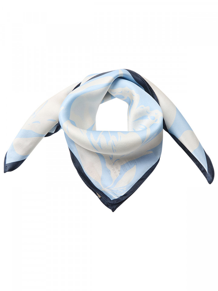 Sidenscarf Carren blå från SoyaConcept