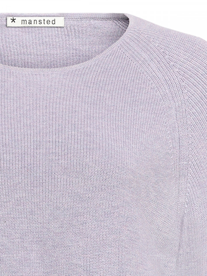 Stickad tröja Nectarine lavendel från...