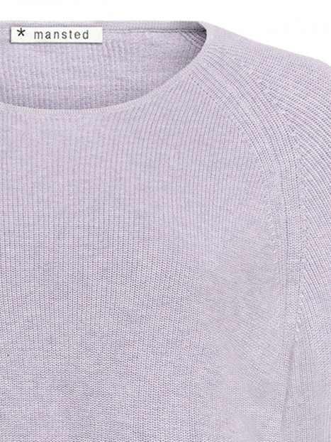 Stickad tröja Nectarine lavendel från Mansted