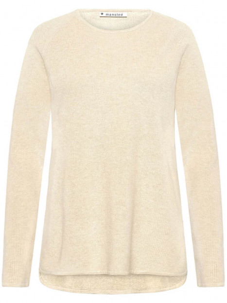 Stickad tröja Nectarine Sand från Mansted