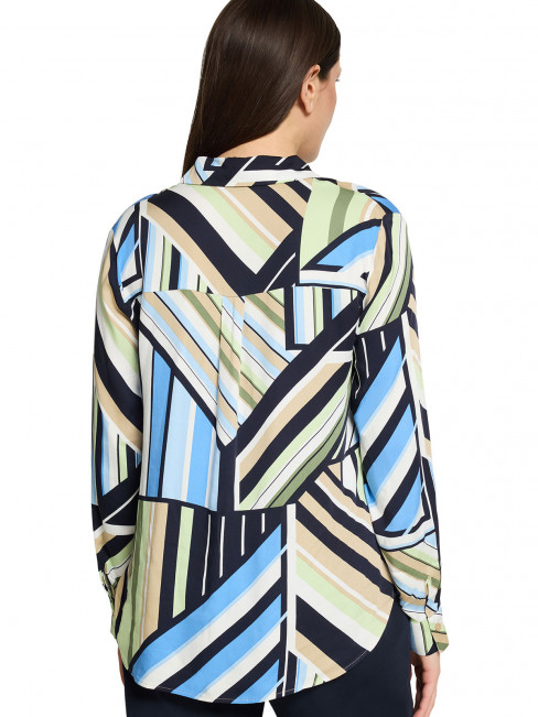 Satinblus grön/blå från Betty Barcley 2