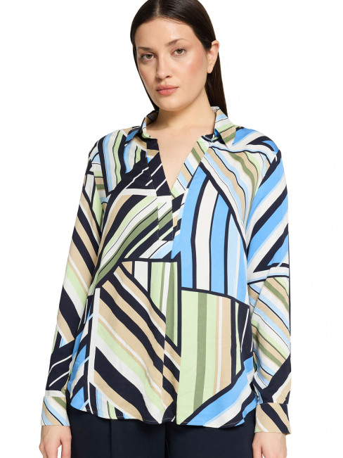 Satinblus grön/blå från Betty Barcley