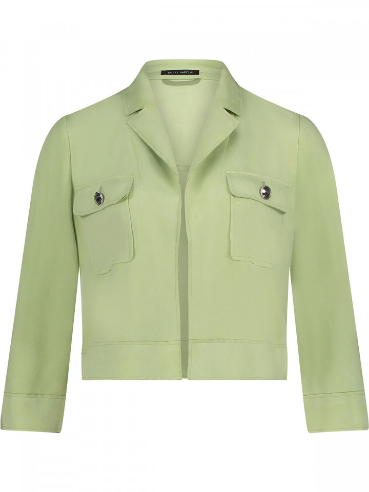 Jacka Mockaimitation pistagegrön...