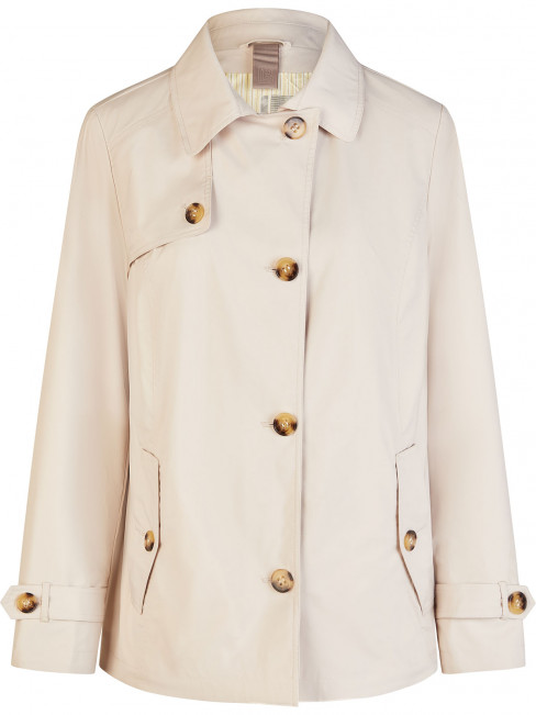 Kort trench beige från Barbara Lebek