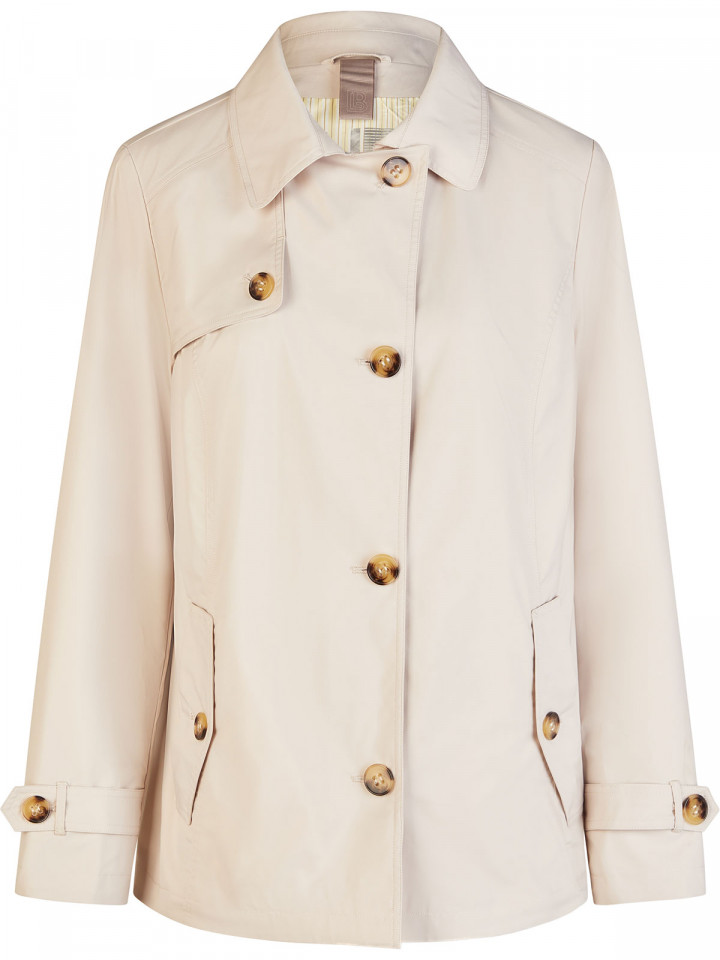 Kort trench beige från Barbara Lebek