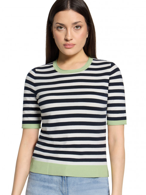 Finstickad topp randig från Betty Barclay