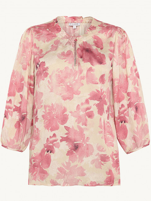 Satinblus Raquelle rosa från Claire