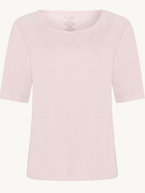 Trikåtopp Amaryllis i ekologisk bomull ljusrosa från Claire