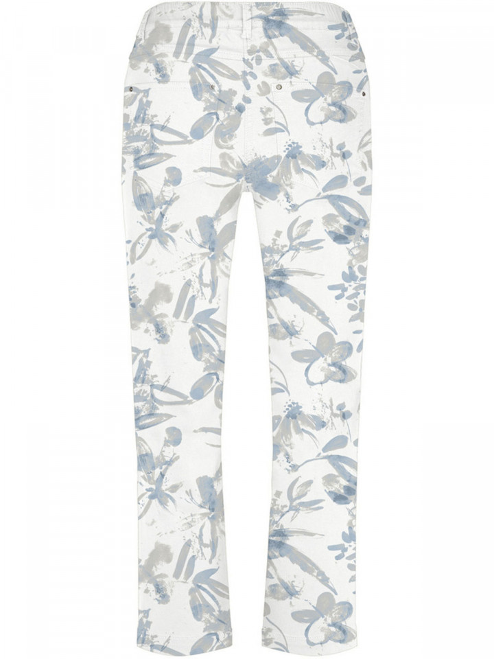 Mirakelbyxa Hannah vit/blå/grå...