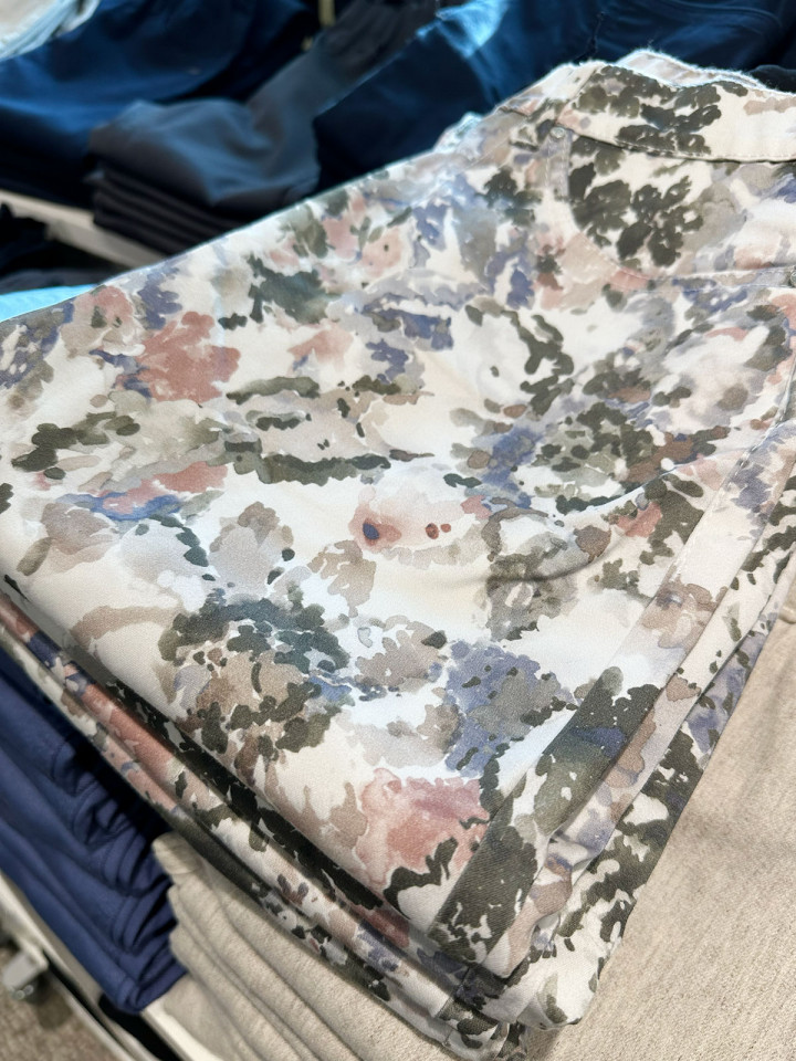 Mirakelbyxa Hannah multi på vit...