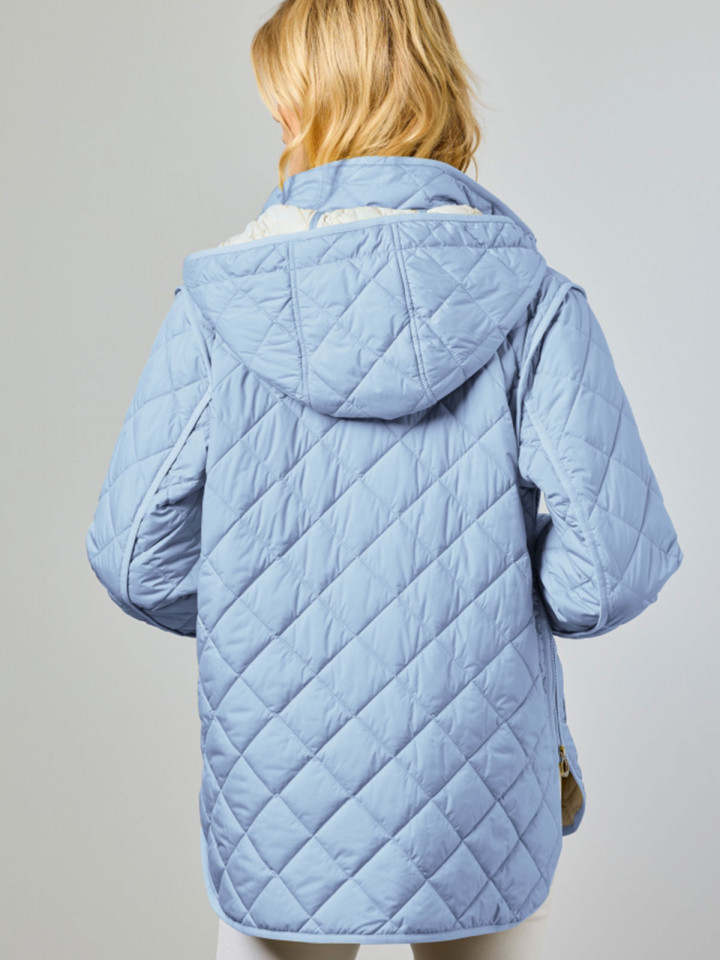 Quiltad jacka Nuk ljusblå från Junge