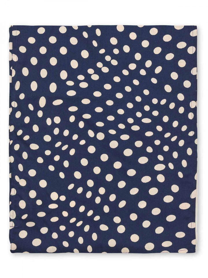 Sjal Marinblå prick Along från Masai