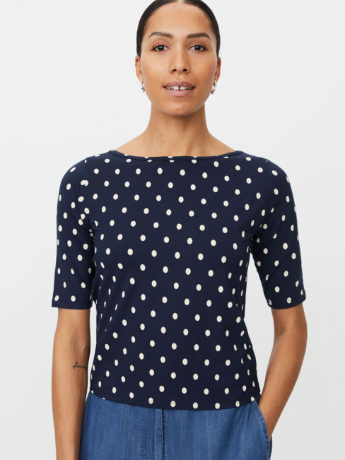 Trikåtopp Bavessa Marin Prick från Masai